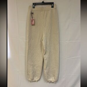 NEW SINCERELY JULES Womens crochet knit pants size: L